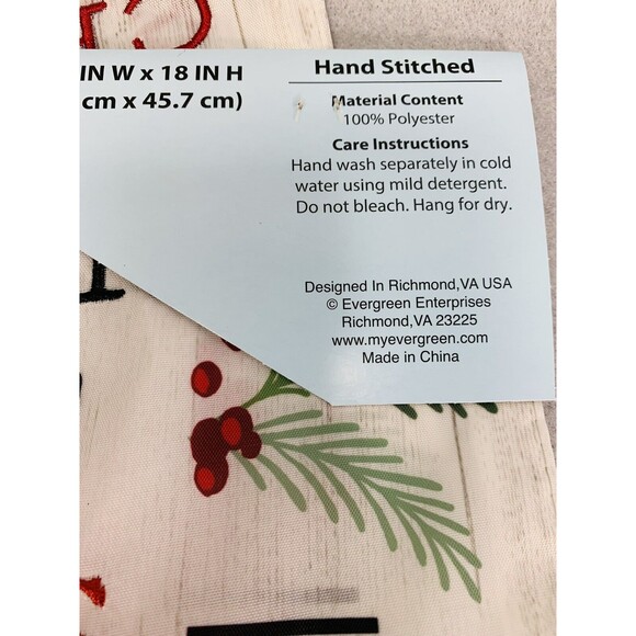 Red Truck Christmas Fresh Cut Trees Applique Embroidered Garden Flag 11.5"X18" - Picture 8 of 10